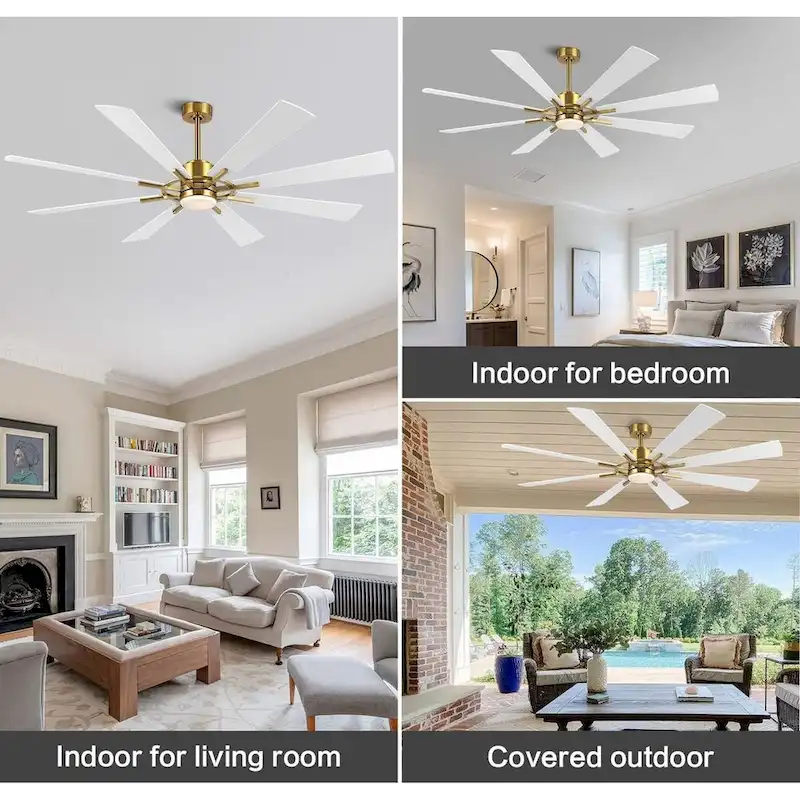 AeroBlade 60  8-Blade 6-Speed Ceiling Fan with LED Light