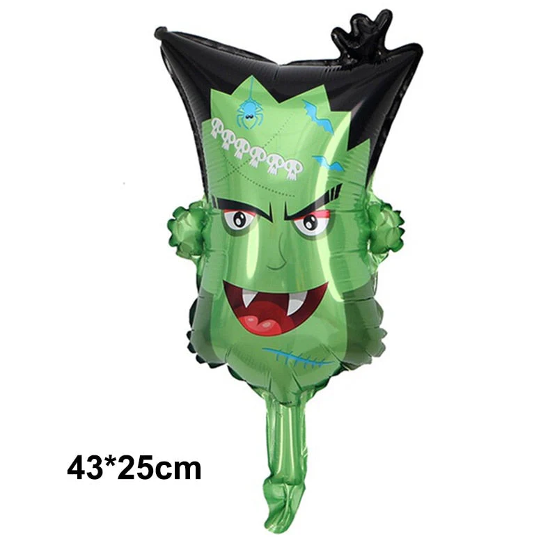 HULIANFU Large 86x165cm Skeleton Man Balloons Halloween Decorations Globos Scary Halloween Skull Ballons Halloween Party Home Decorations - Deanwangkt