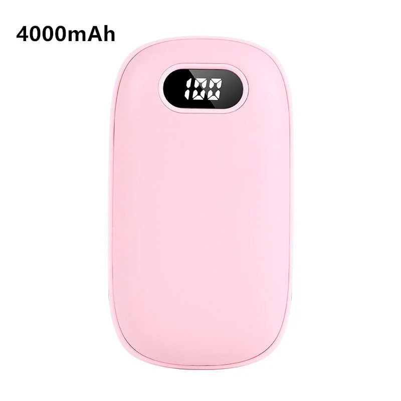 HULIANFU Portable USB Heater Rechargeable Electric Hand Warmer In Winter Double-Sided Heating Mini Mobile Power Supply Handwarmer 2 In 1 - Deanwangkt