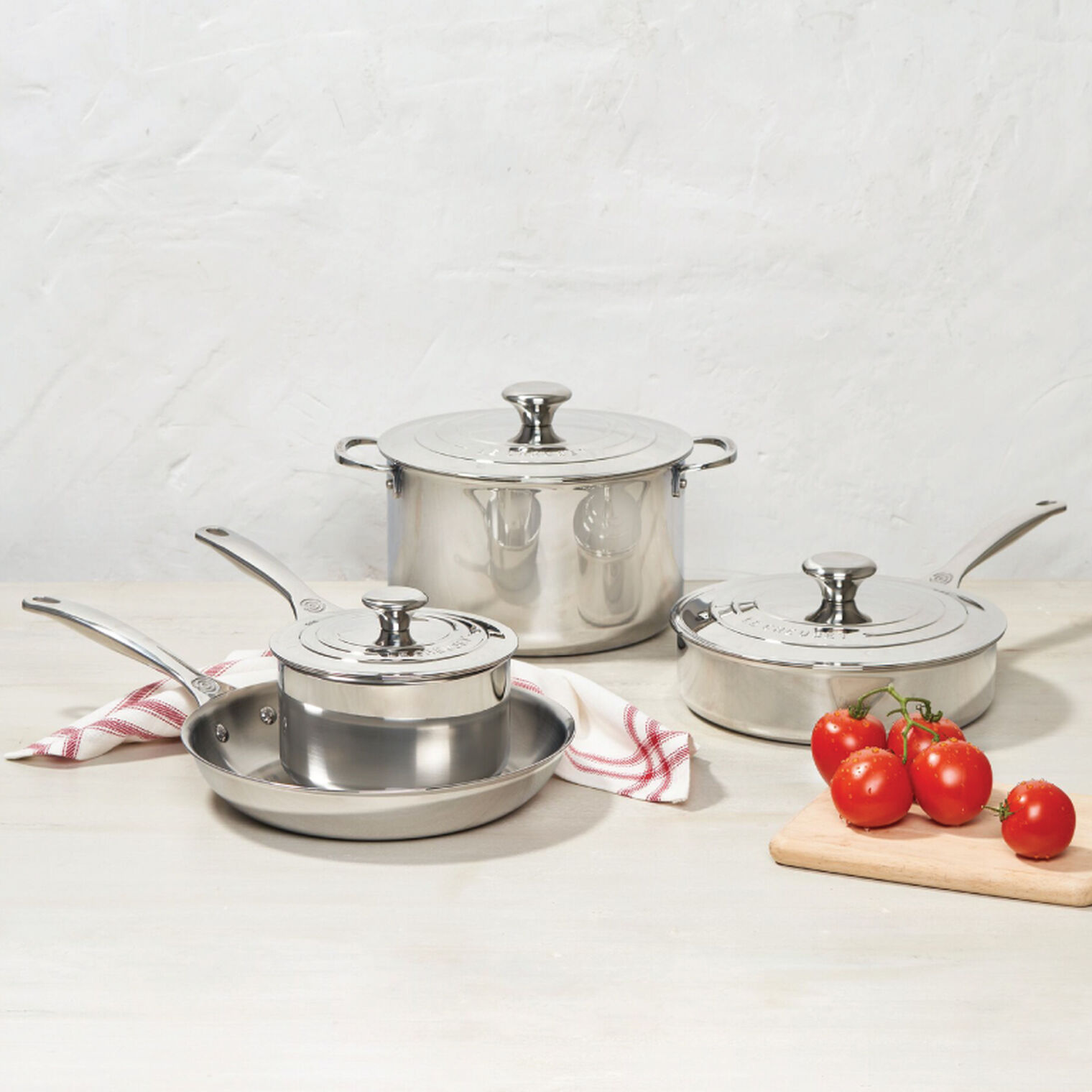 Signature Stainless Steel 7-Piece Cookware Set