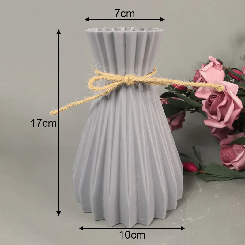 HULIANFU Modern vases decoration home Nordic Style Flower Arrangement Living Room Origami flower pot for interior - Deanwangkt