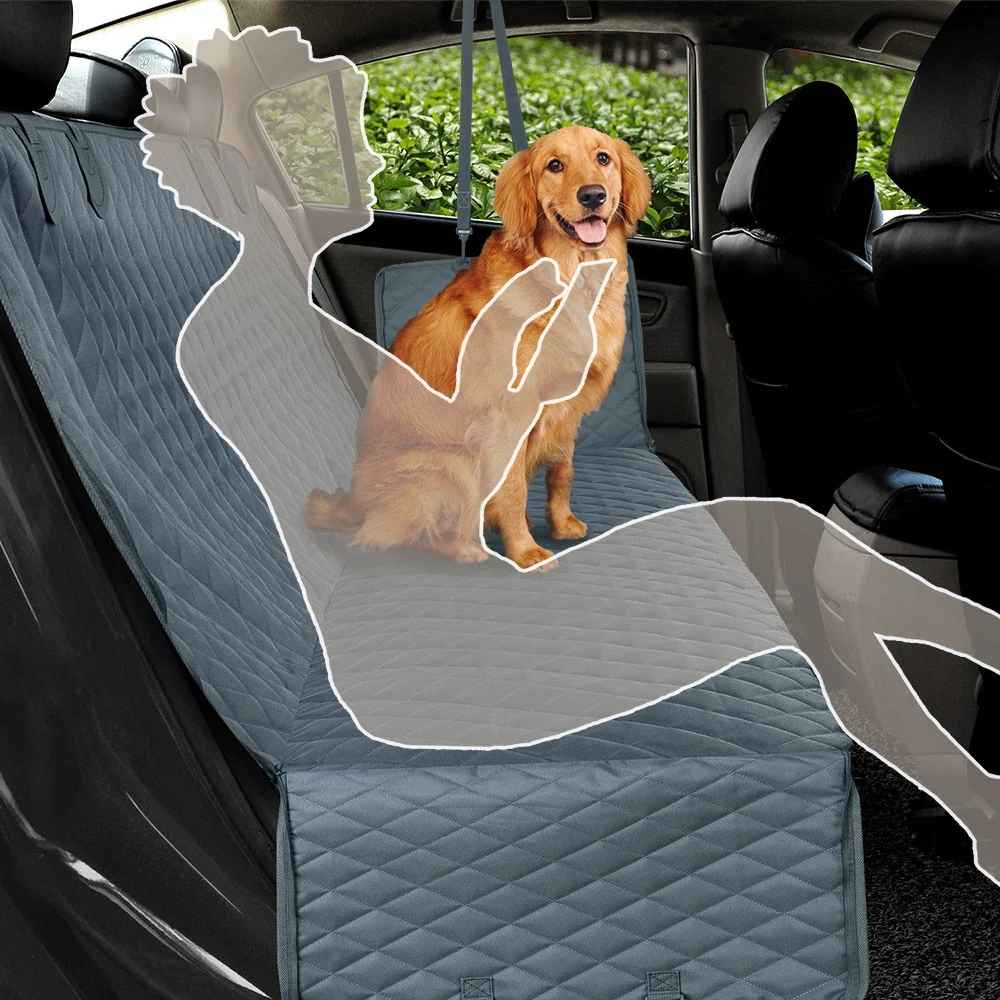 HULIANFU PETRAVEL Dog Car Seat Cover Waterproof Pet Travel Dog Carrier Hammock Car Rear Back Seat Protector Mat Safety Carrier For Dogs - Deanwangkt