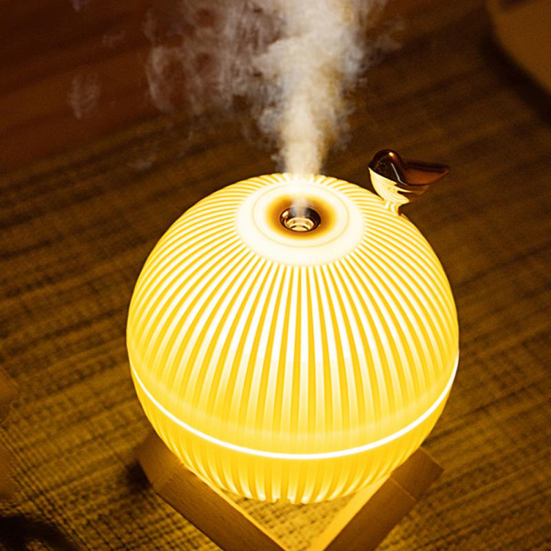 HULIANFU Ultrasonic Mini Air Humidifier 330ML  Essential Oil Diffuser For Home Car USB Fogger Mist Maker With LED Night Lamp - Deanwangkt