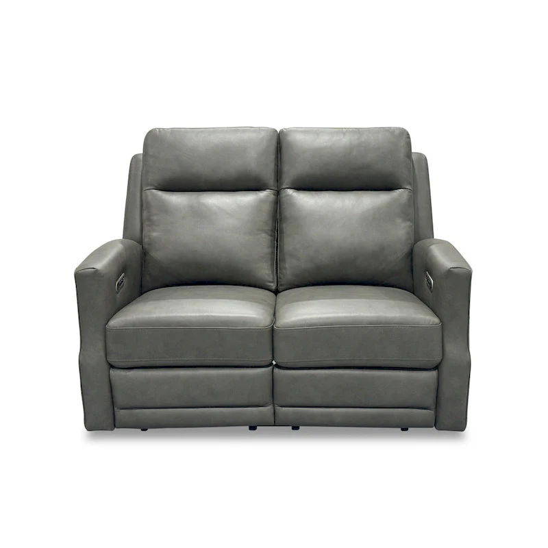Maxwellton Cedar Power Reclining Loveseat with Power Headrests and Lumbar by Flexsteel - 56 x 42 x 39
