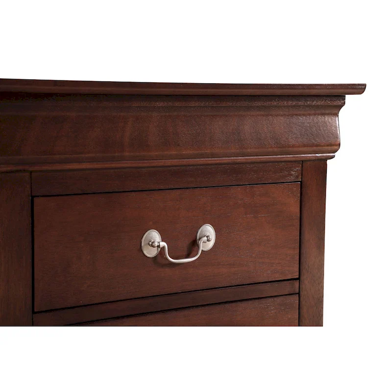 Louis Phillipe 2-drawer Wooden Nightstand