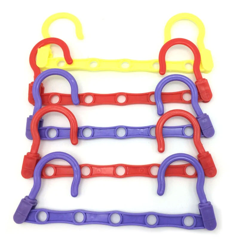 HULIANFU Portable Space Saver cabide Wonder 5-Hole Magic clothes hanger Hook Closet Organizer 1pcs - Deanwangkt