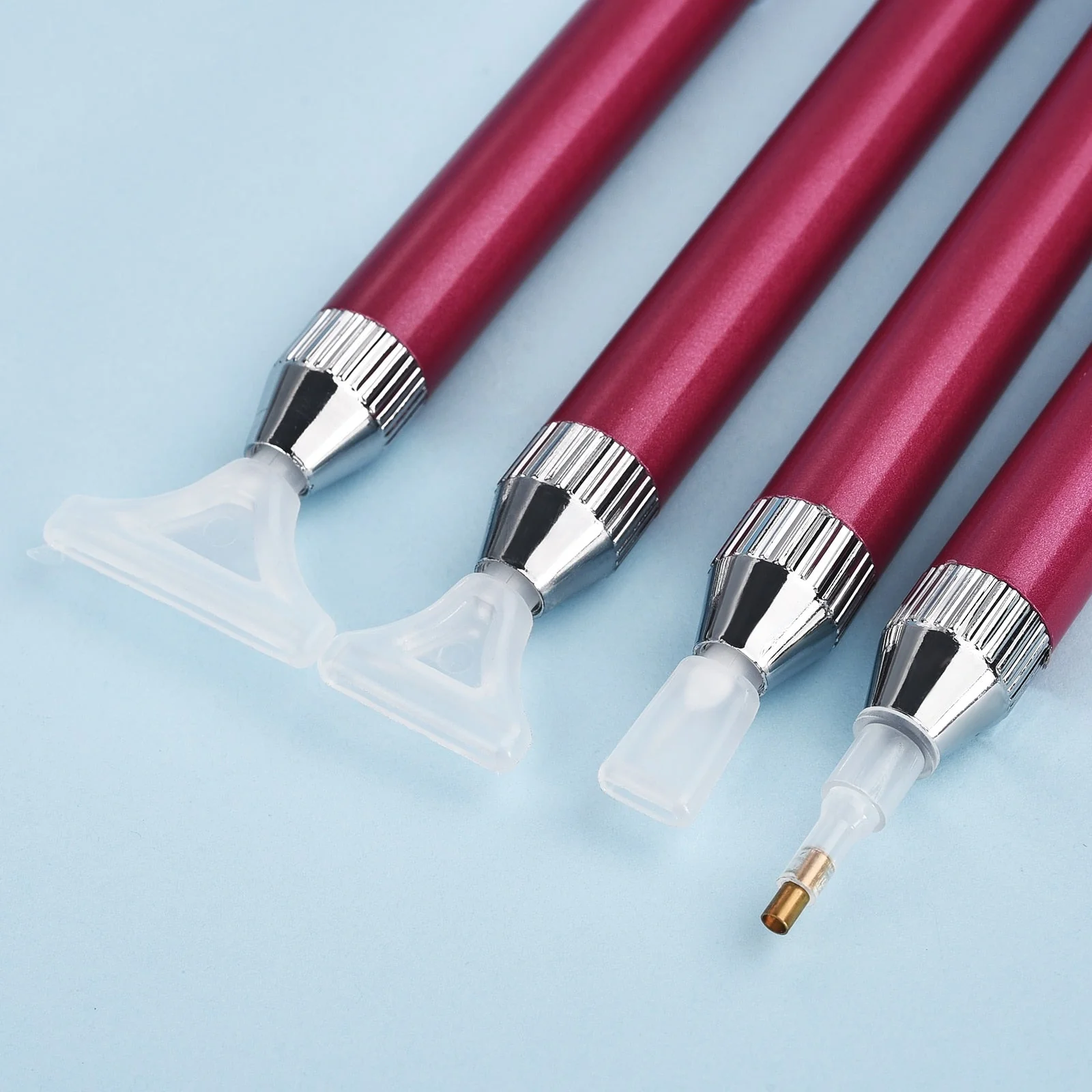 HULIANFU Point Drill Pen Square Round Diamond Painting Tool Lighting Diamond Pens 5D Painting with Diamonds Accessories Christmas Gift - Deanwangkt
