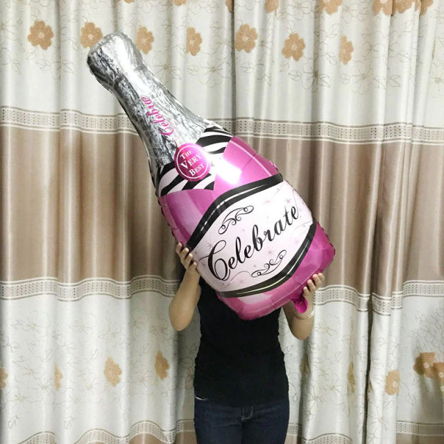 HULIANFU Large Helium Foil Balloon Whisky Beer Balloon Wedding Birthday Party Decorations Adult Kids Baby Ballons Event Party Air Globos - Deanwangkt