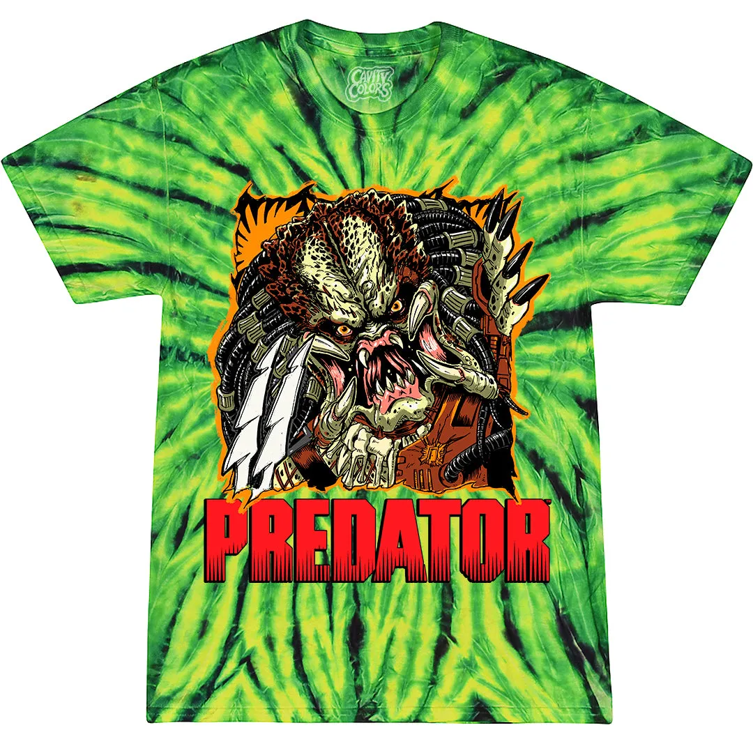 PREDATOR: SPINE RIPPER - T-SHIRT (THERMAL VISION TIE DYE)