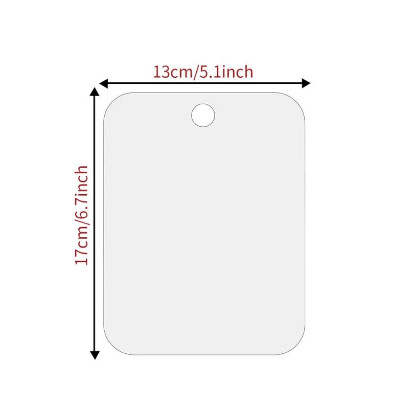 HULIANFU Shaving Mirror Anti Fog Shower Mirror Bathroom Fogless Fog Free Mirror Washroom Travel Bathroom Accessories Shaving Mirror Tools - Deanwangkt