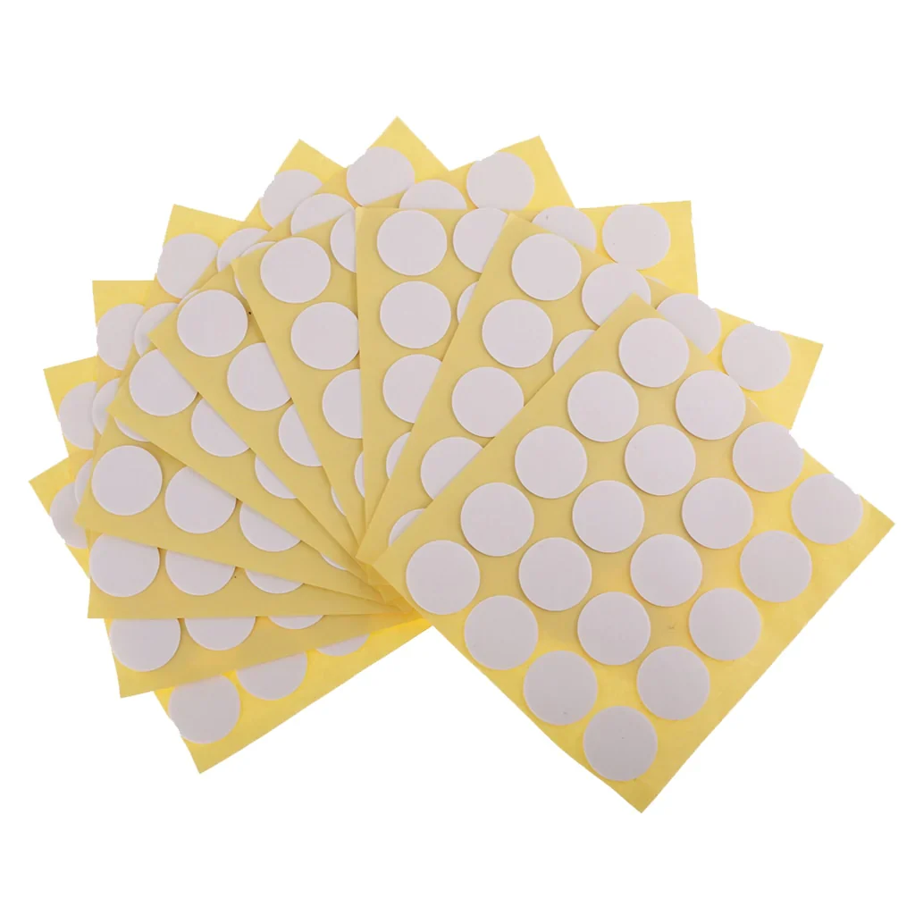 HULIANFU Pack of 100/200 Candle Wick Stickers Double-sided Adhesive Dots for Candle Making 20mm - Deanwangkt