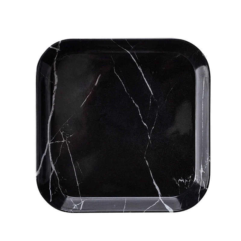HULIANFU Snack Platter Snack Dish Small Bone Dish Spit Bone Dish Melamine Plate Small Plate Household Bone Bone Small Dish Cake Plate - Deanwangkt
