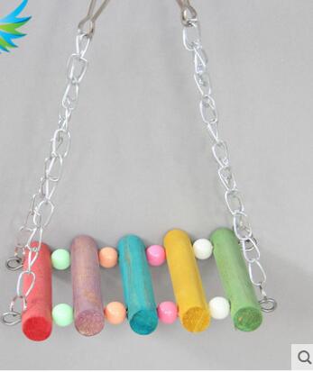 HULIANFU New Parrot Swing Bird Toy Parrot Toy Ladder Bird Swing Parrot Toy Swing - Deanwangkt