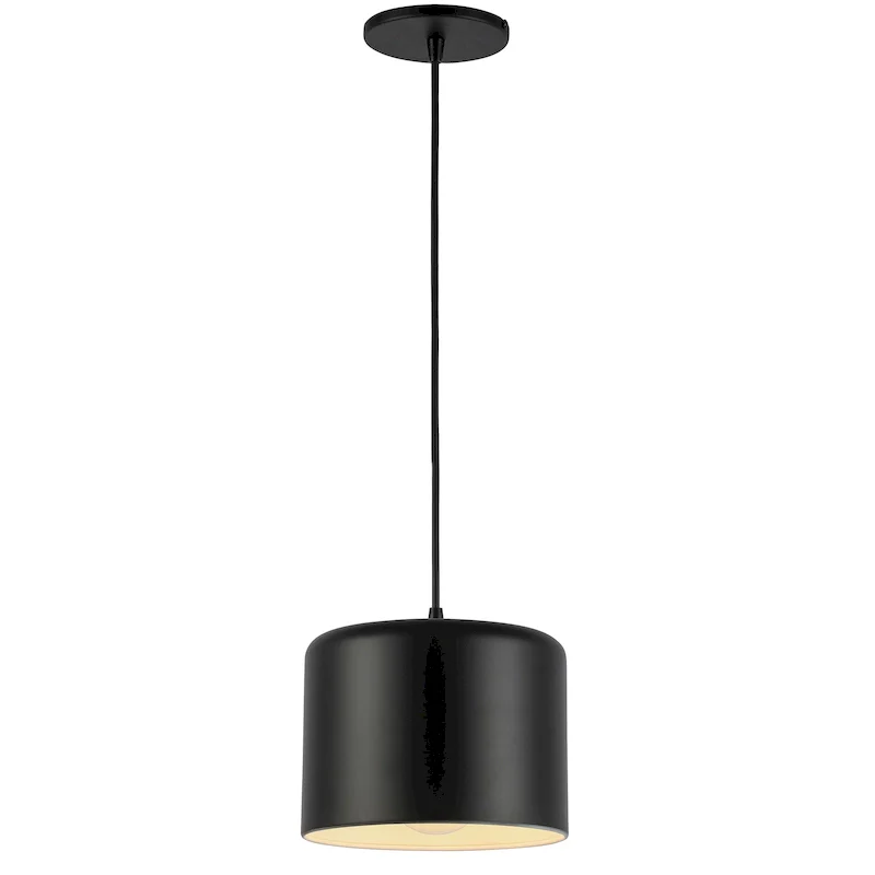 Dainolite Emilia Transitional Matte Black Luxury Pendant Light