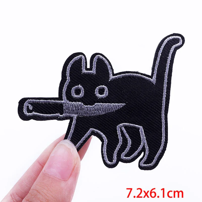 HULIANFU Mushroom Applique Embroidered Patches On Kids Clothes DIY Iron On Patches Cartoon Patches For Clothing Stickers Animal Badges - Deanwangkt