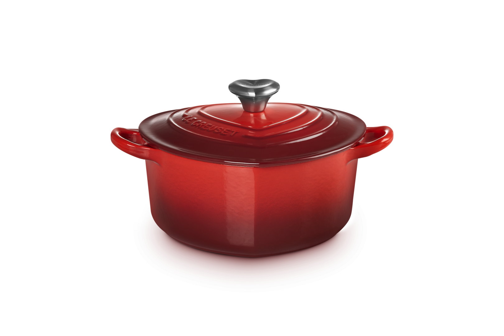 Cast Iron Heart Shaped Casserole with Heart Knob