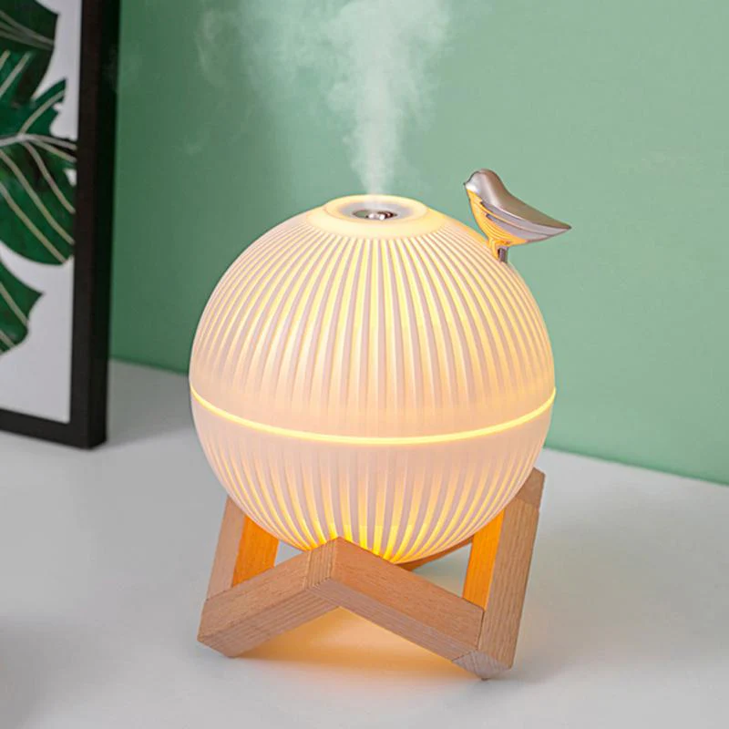 HULIANFU Ultrasonic Mini Air Humidifier 330ML  Essential Oil Diffuser For Home Car USB Fogger Mist Maker With LED Night Lamp - Deanwangkt