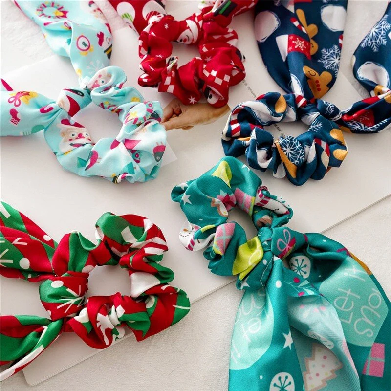 HULIANFU 2026  Christmas Silk Headband Merry Christmas Decorations for Home Xmas Gift Natale Navidad  Cristmas Ornaments New Year 2026  Noel - Deanwangkt