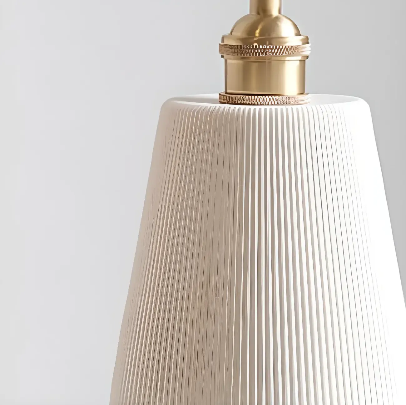 Antique Brass Swing Arm Wall Light with White Ceramics Shade