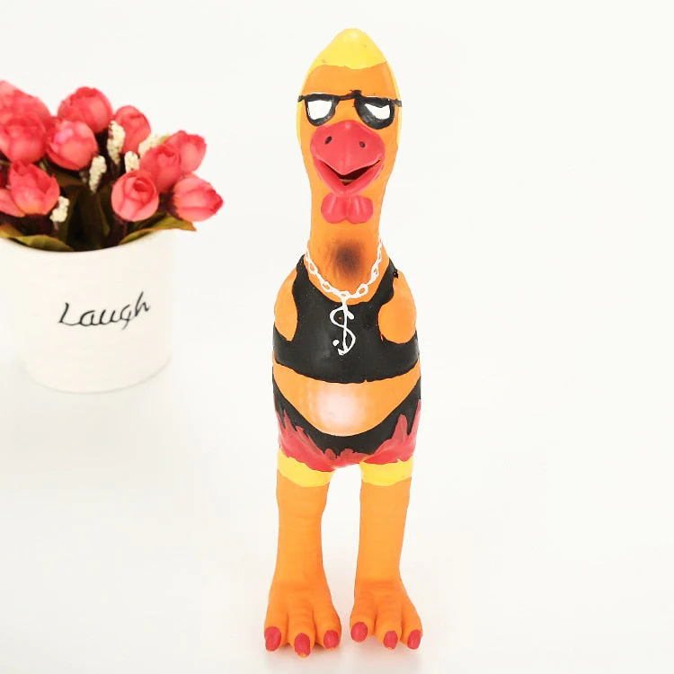 HULIANFU Pets Dog Toys Screaming Chicken Squeeze Sound Toy Dog Squeaker Chew Training Pet Products Resistant Pig Puppies Small Dogs Toys - Deanwangkt