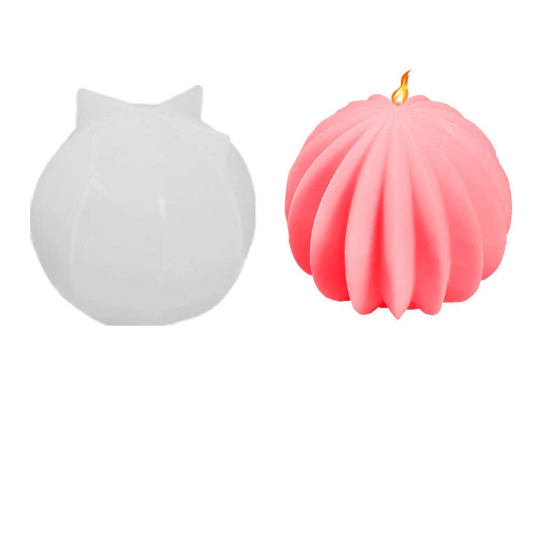 HULIANFU Silicone Candle Making Mold Geometric 3D Shape Resin Epoxy Chocolate Cake Handmade DIY Craft Mould Form for Candles - Deanwangkt