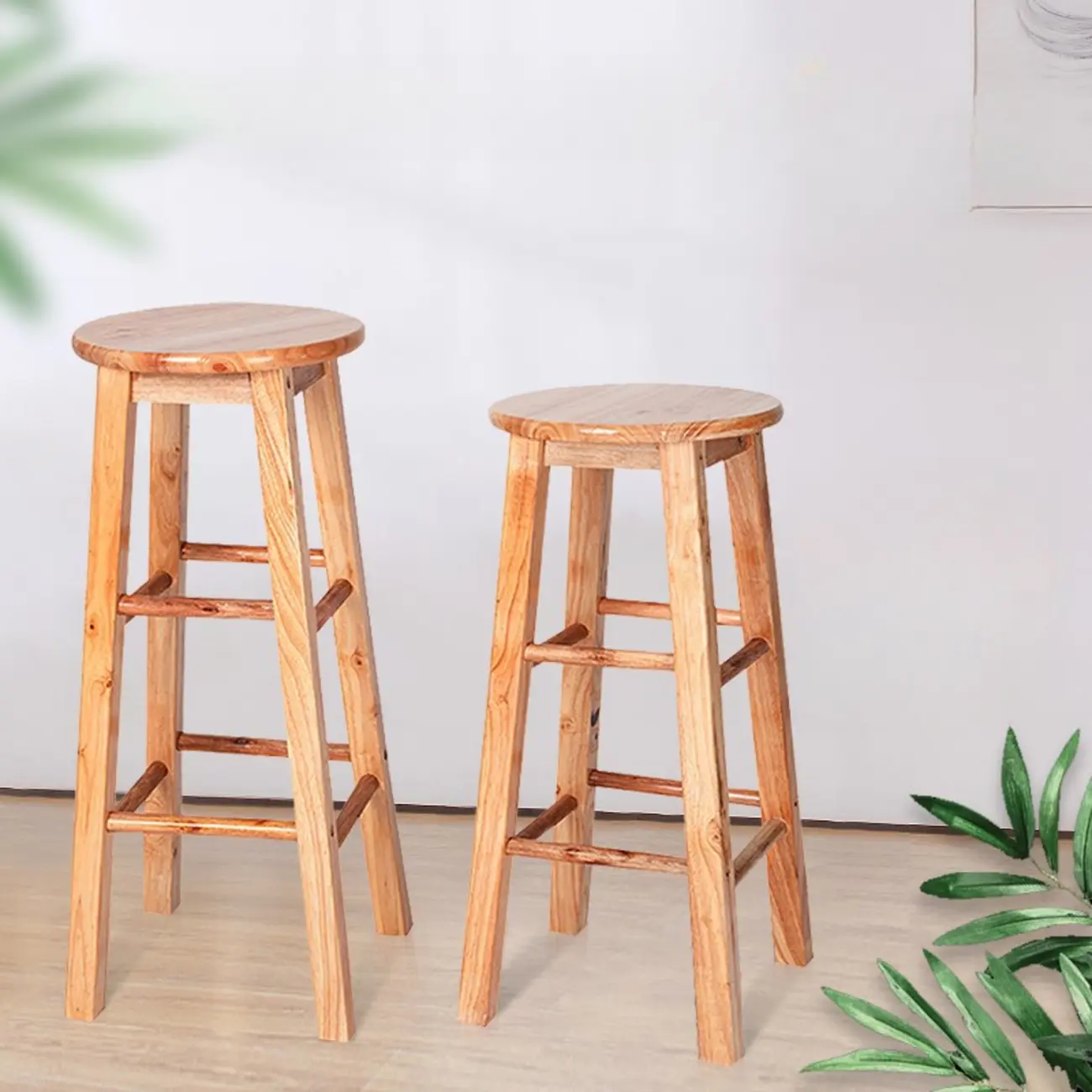 Bar Counter Height Modern Wood Bar Stools