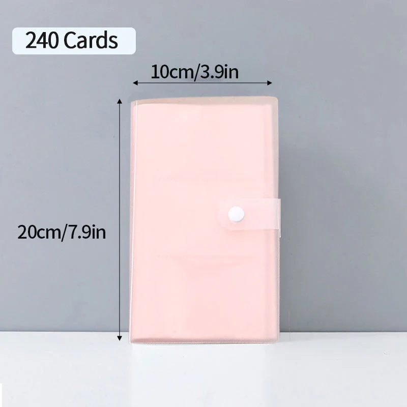 HULIANFU Photocard Holder Collection Album Idol Chasing Star Binder Photocards Collection Book Large-capacity Ticket Card Book Card Bag - Deanwangkt