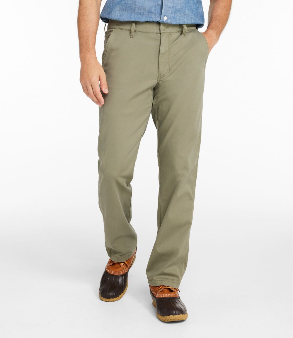Men's BeanFlex® Performance Canvas Pants, Chinos, Standard Fit, Straight Leg