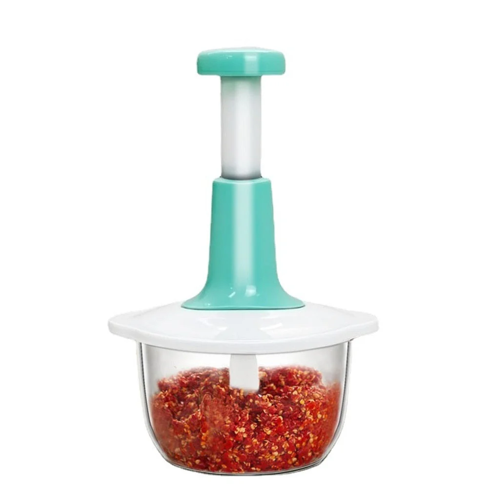 HULIANFU Manual Vegetable Mincers Press Type Household Garlic Meat Cutter Grinders Whisk Stirre Kitchen Food Chopper Mini food Processor - Deanwangkt