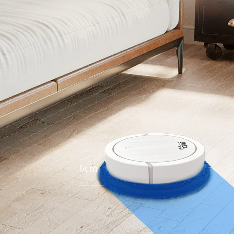 HULIANFU Intelligent Automatic Electric Mopping Robot Household Wet and Dry Mopping USB Charging Home Cleaner Robot - Deanwangkt