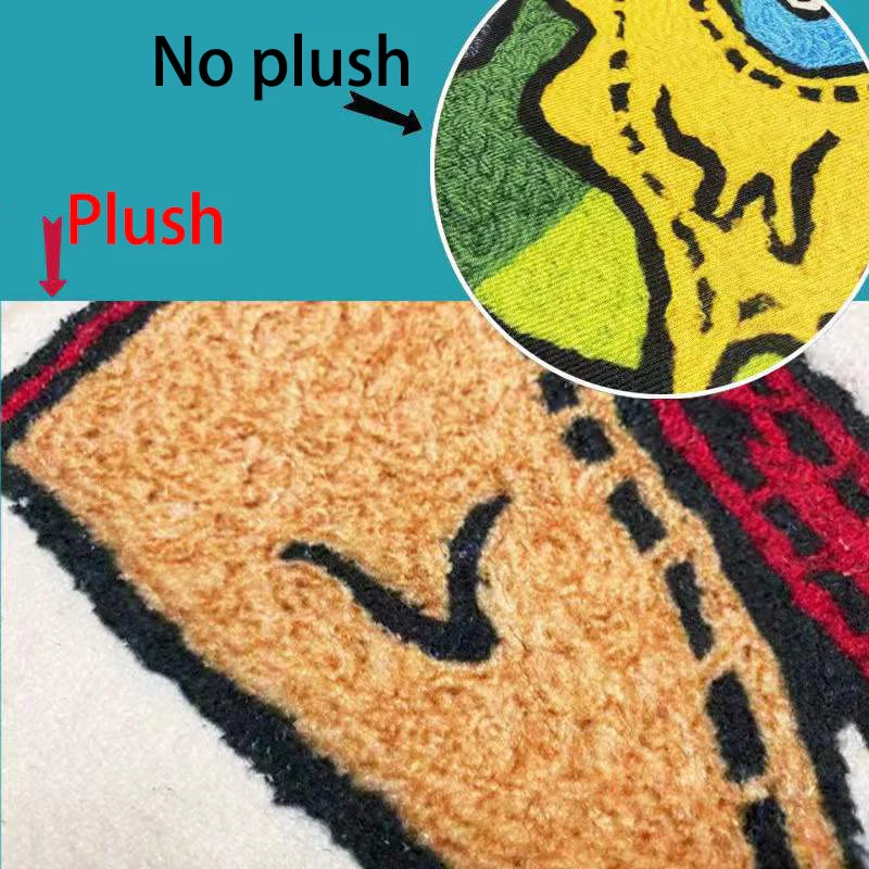 HULIANFU Sneaker Carpet Popular Fashion Rugs Living Room Decoration Bedroom Parlor Children Room Area Rug Mat Soft Flannel Rug and Carpet - Deanwangkt