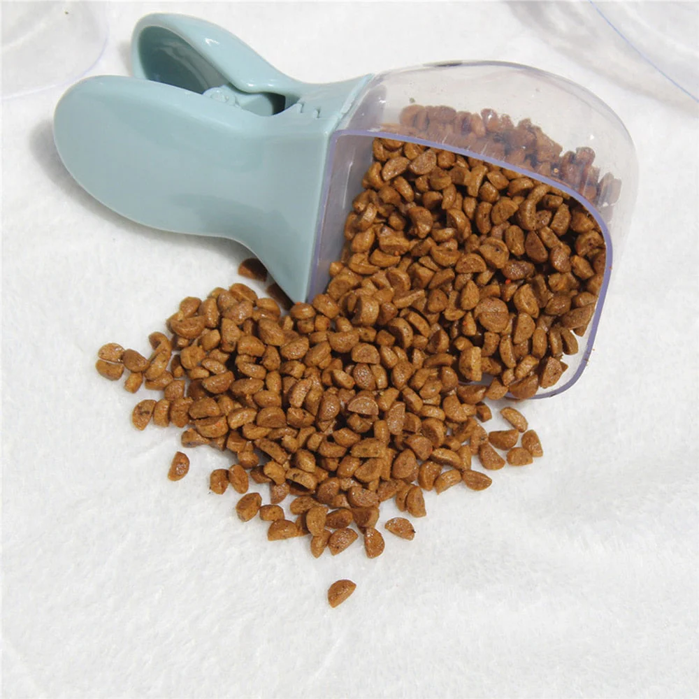 HULIANFU Pet Food Spoon for Cat Dog Bowls Multi-Function Bowl for Cats/Puppies/Small Dogs Scoop for Cat Food Dog Food Water Bowl Fountain - Deanwangkt