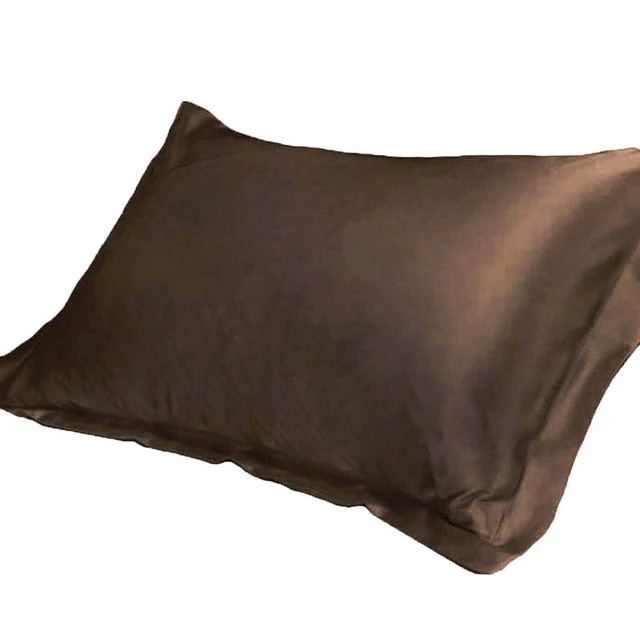 HULIANFU Pure Emulation Silk Satin Pillowcase Comfortable Pillow Cover Pillowcase For Bed Throw Single Pillow Covers - Deanwangkt