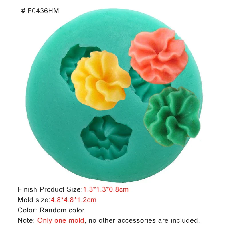 HULIANFU New Mini Flowers Series Silicone Mold DIY Handmade Fondant Cake Baking Chocolate Sugar Cake Tool Resin Polymer Clay Making Mould - Deanwangkt
