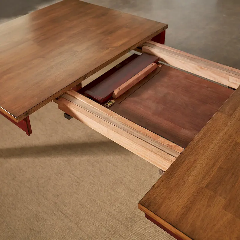 Vikos Solid Wood 64-82 Extendable Dining Table