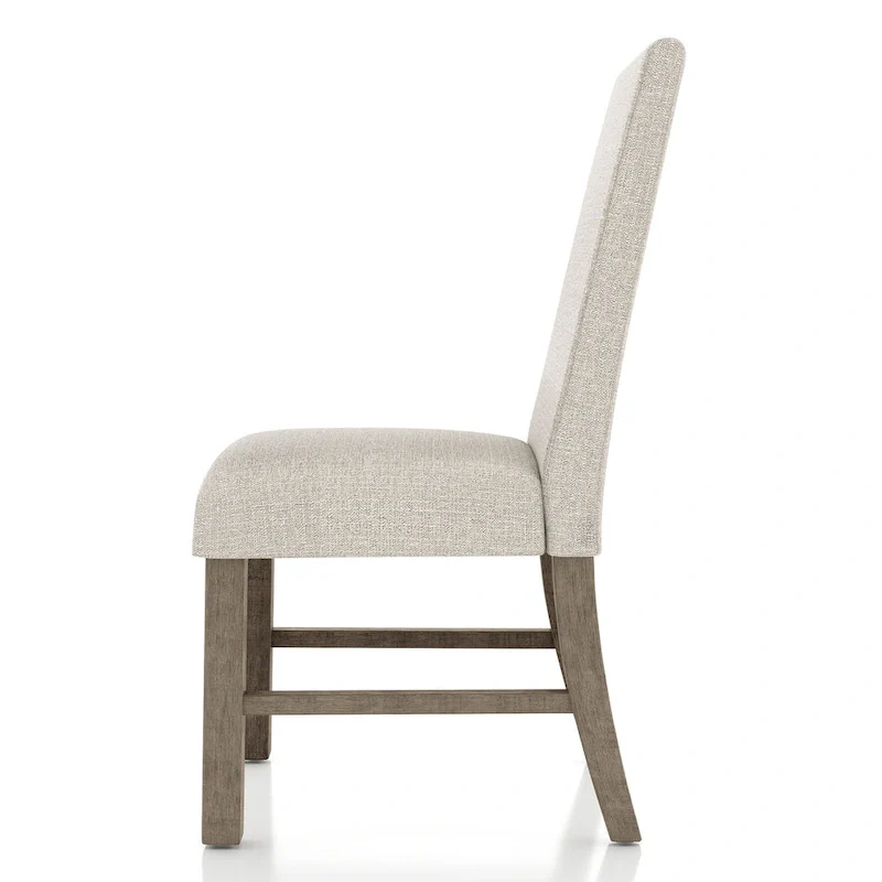 Jusk Rustic Grey Wood 5-Piece Dining Table Set by Furniture of America