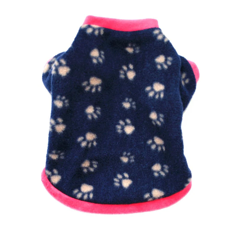HULIANFU Warm Fleece Pet Dog Clothes Cute Skull Printed Pet Coat Puppy Dogs Shirt Jacket French Bulldog Pullover Camouflage Dog Clothing - Deanwangkt