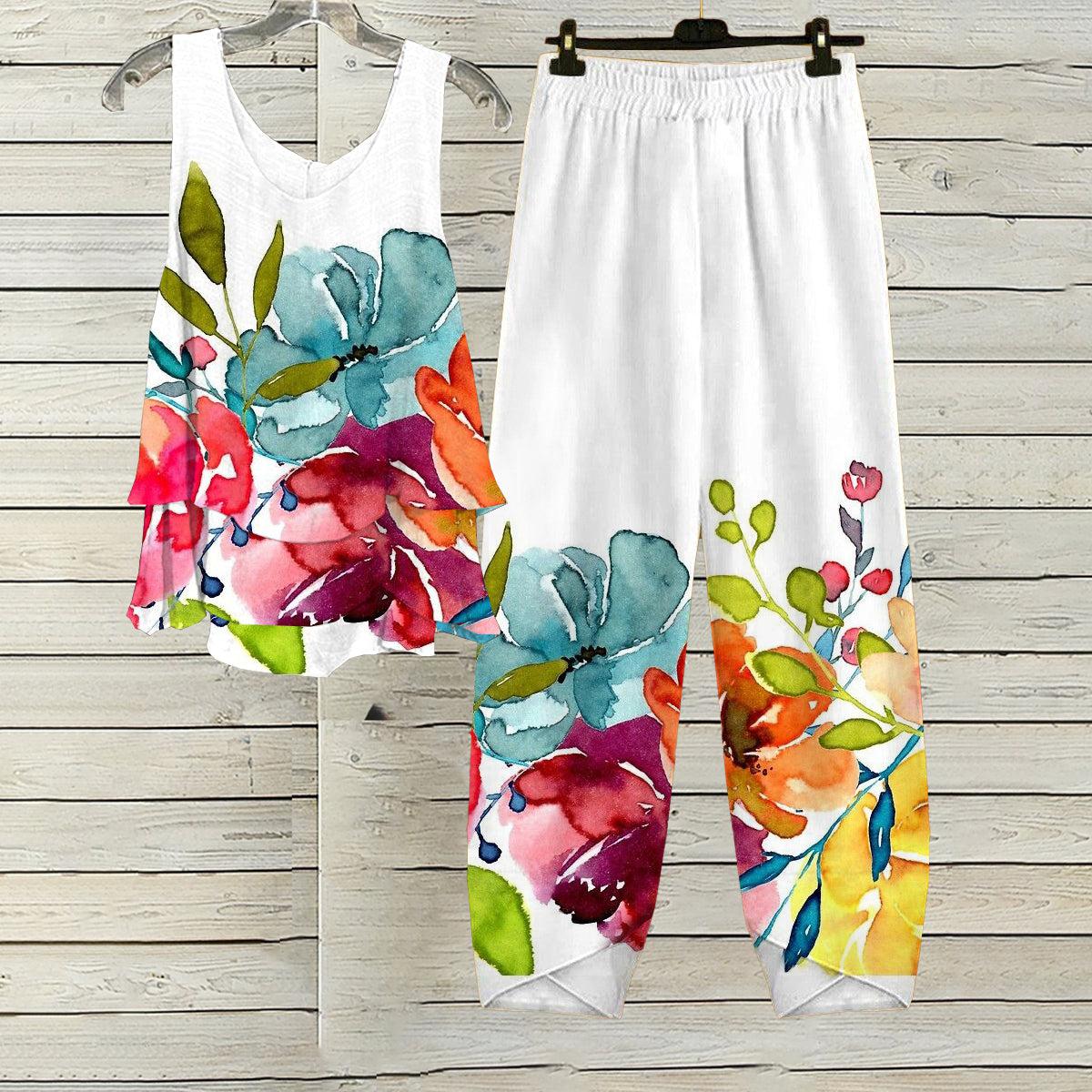 🔥 Comfy Sleeveless Two Piece Set