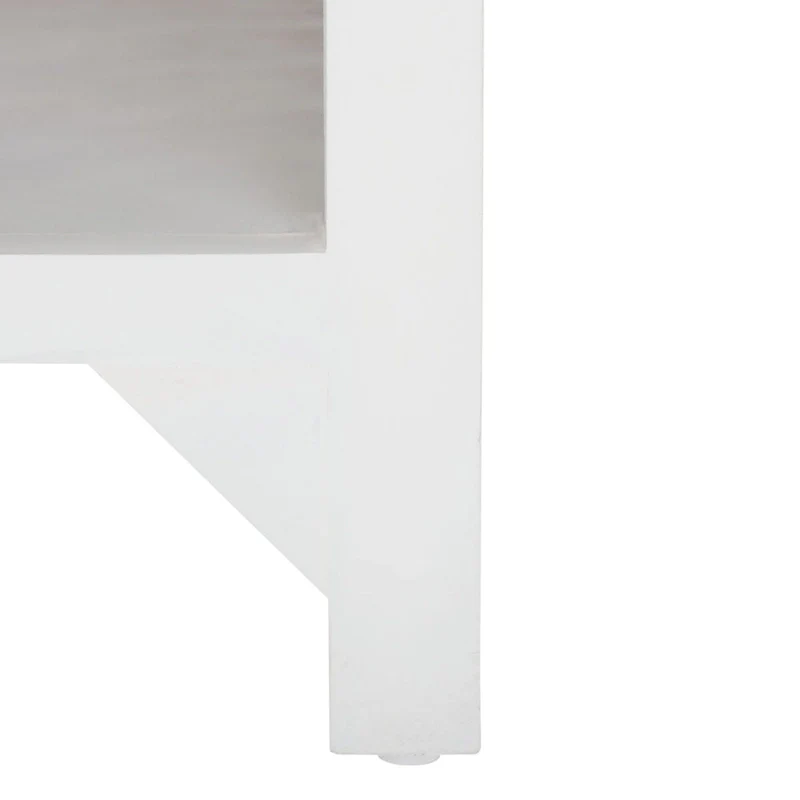 SAFAVIEH Bernardina Square Single Shelf Coffee Table - 34 L x 34 D x 16 H - 34Wx34Dx16H