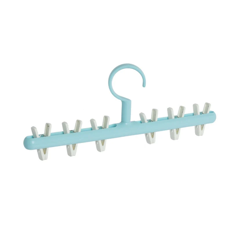 HULIANFU Magic 9-hole Support Circle Clothes Hanger Clothes Drying Rack Multifunction Plastic clothes rack Home Storage Hangers - Deanwangkt