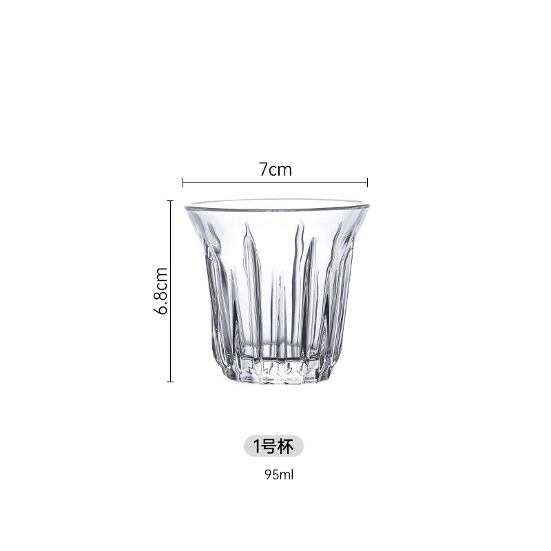 HULIANFU Nordic Espresso Coffee Glass European Cappuccino Cold Latte Latte Concentrated Cup American Ice Dirty Coffee Cup for Kitchen - Deanwangkt