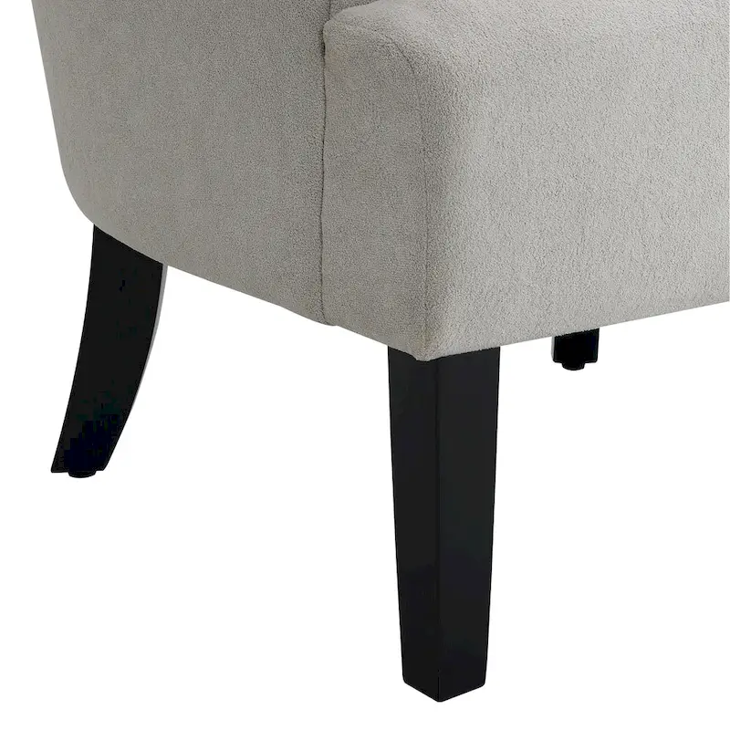 29 Upholstered Arm Chair with High-Density Foam and Channel Back