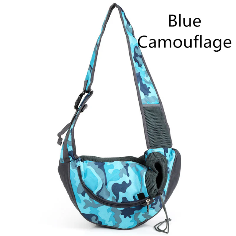 HULIANFU Pet Puppy Carrier S/L Outdoor Travel Dog Shoulder Bag Mesh Oxford Single Comfort Sling Handbag Tote Pouch - Deanwangkt