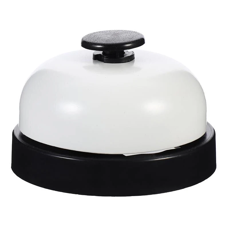 HULIANFU Stainless Steel Hand Pressing Service Bell Answer Bell Reception Desk Bell Ring Table Pet Bell For Restaurant Kitchen Bar - Deanwangkt