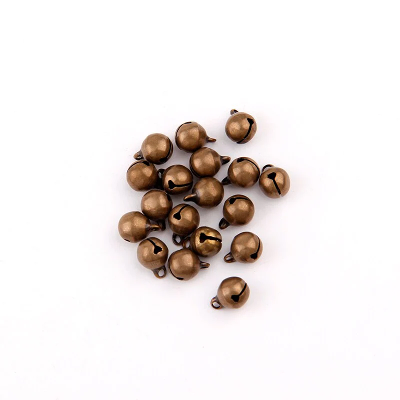 HULIANFU 2026  Bronze Metal Jingle Bells Loose Beads Festival Party Decoration/Christmas Tree Decorations/DIYCrafts Accessories - Deanwangkt