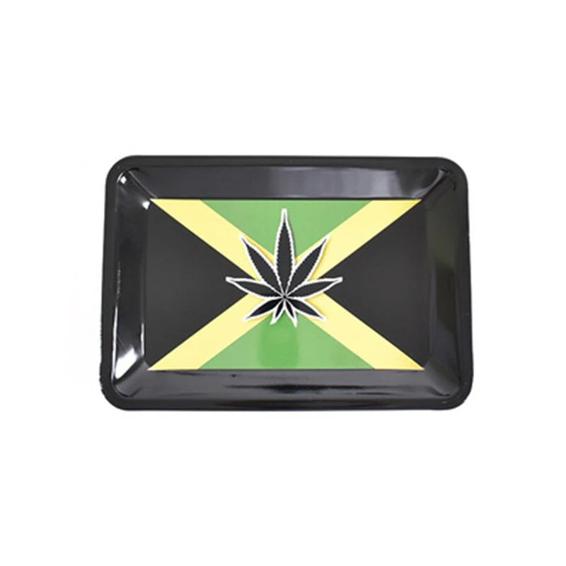 HULIANFU Tobacco Rolling Tray 18*12.5CM Herb Tobacco Tinplate Plate Smoking Accessories Cigarette Rolling Tray For Grinder - Deanwangkt