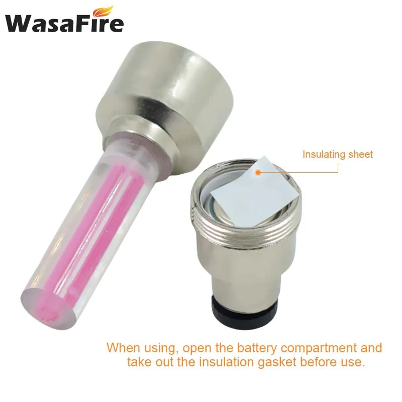 HULIANFU WasaFire Neon Bike Spoke Light Mini LED Bicycle Taillight MTB Wheel Tire Nozzle Valve Caps Lamp Cycling Warning Head Rear Light - Deanwangkt