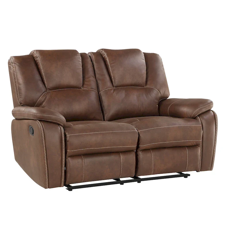 Kameryn Faux Leather Manual Reclining Loveseat