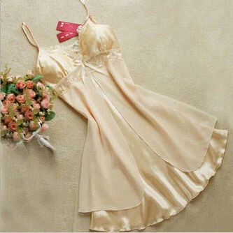 1Pc New Sale Women's Lace Lingerie Nightgown Babydoll Strap Sleepwear Sleepshirts - Deanwangkt