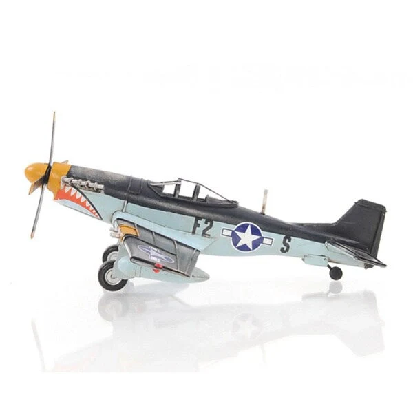 1943 Grey Mustang P51 1:40 Model Fighter Plane